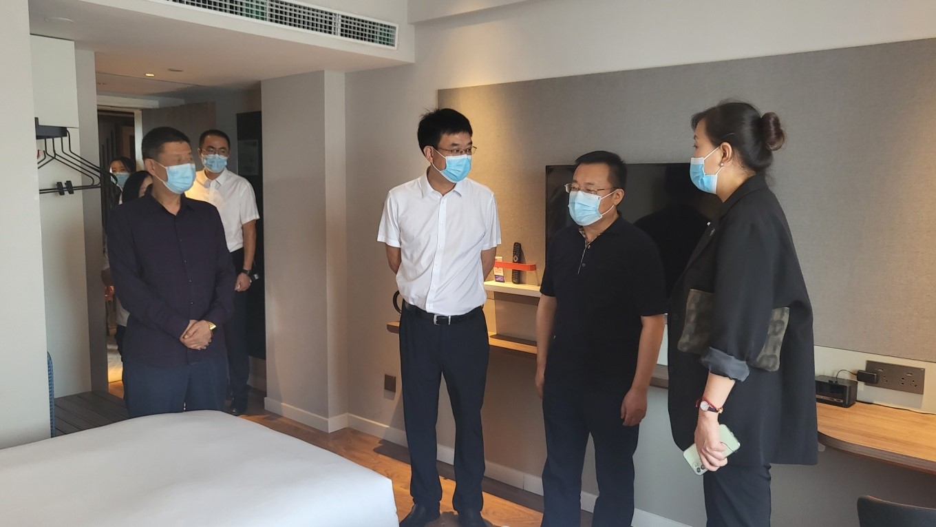 集團公司總經理趙軍一行到智選假日酒店督導檢查*工作